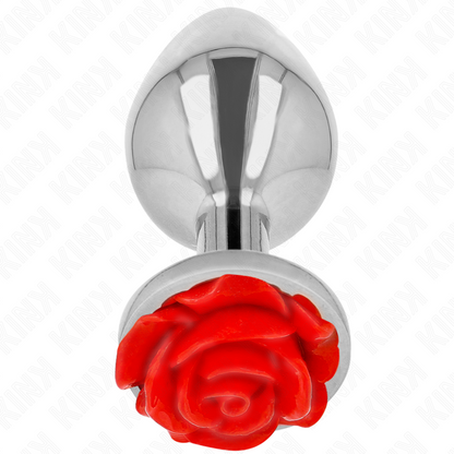 KINK - PLUG ANALE ROSA ROSSO TAGLIA L - KINK PLEASURE PLUGS | Lingerie Harness Boutique