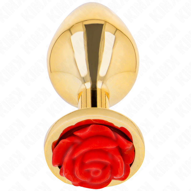 KINK - PLUG ANALE ORO ROSA ROSSO TAGLIA M - KINK PLEASURE PLUGS | Lingerie Harness Boutique