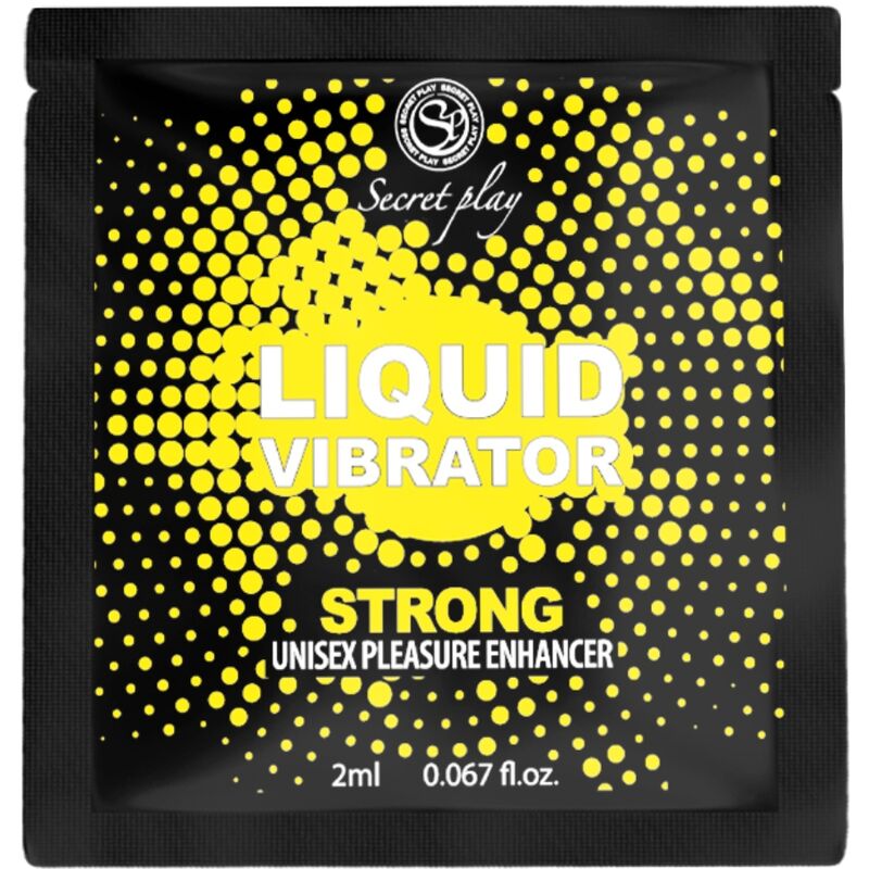 SECRETPLAY - VIBRATORE MONODOSE LIQUIDO FORTE 2 ML - SECRETPLAY COSMETIC | Lingerie Harness Boutique