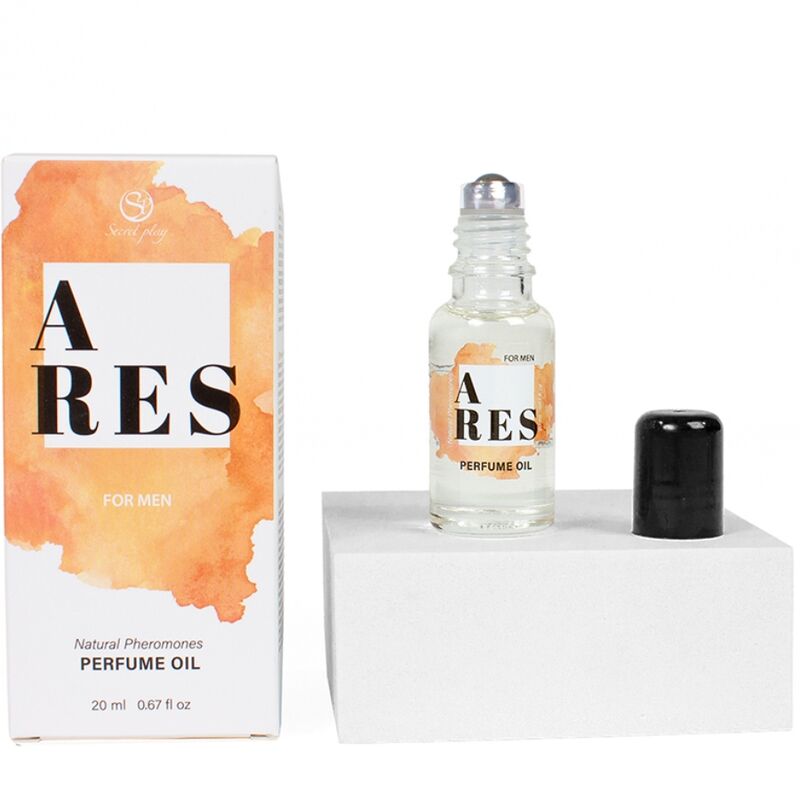 SECRETPLAY - ARES PROFUMO NATURALE FEROMONI IN OLIO PER UOMO 20 ML - SECRETPLAY COSMETIC | Lingerie Harness Boutique