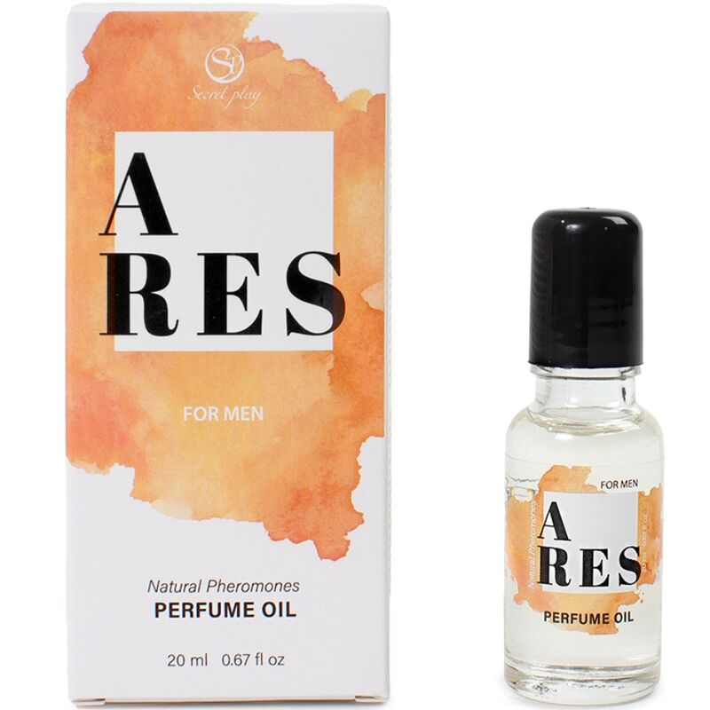 SECRETPLAY - ARES PROFUMO NATURALE FEROMONI IN OLIO PER UOMO 20 ML - SECRETPLAY COSMETIC | Lingerie Harness Boutique