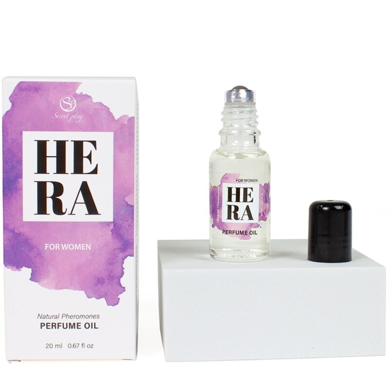 SECRETPLAY - HERA PROFUMO NATURALE FEROMONI IN OLIO PER DONNA 20 ML - SECRETPLAY COSMETIC | Lingerie Harness Boutique