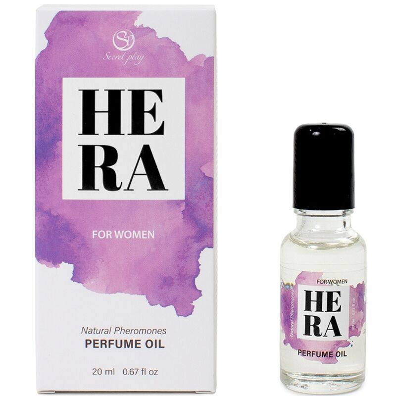 SECRETPLAY - HERA PROFUMO NATURALE FEROMONI IN OLIO PER DONNA 20 ML - SECRETPLAY COSMETIC | Lingerie Harness Boutique