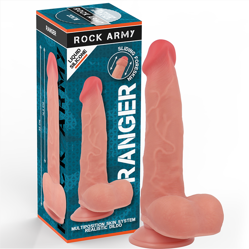 ROCKARMY - SILICONE LIQUIDO RANGER 22 CM -O- 3.6 CM - ROCK ARMY | Lingerie Harness Boutique