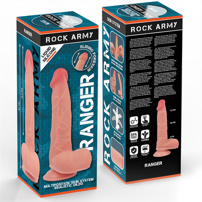 ROCKARMY - SILICONE LIQUIDO RANGER 22 CM -O- 3.6 CM - ROCK ARMY | Lingerie Harness Boutique