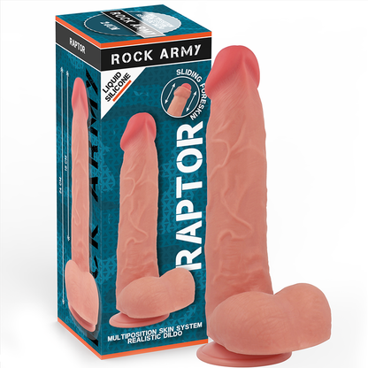 ROCKARMY - SILICONE LIQUIDO RAPTOR 24 CM -O- 4,4 CM - ROCK ARMY | Lingerie Harness Boutique