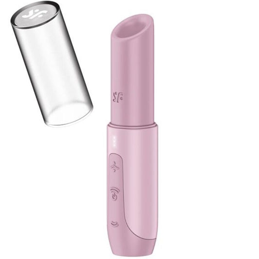 SATISFYER - SECRET KISS WAVE STIMOLATORE CLITORIDEO ROSA - SATISFYER AIR PULSE | Lingerie Harness Boutique