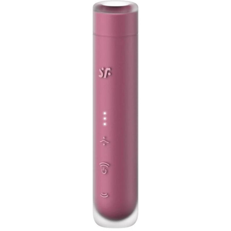 SATISFYER - STIMOLATORE CLITORIDEO FIRST KISS WAVE GARNET - SATISFYER AIR PULSE | Lingerie Harness Boutique
