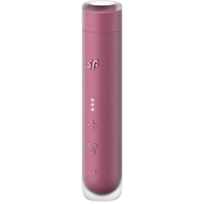 SATISFYER - STIMOLATORE CLITORIDEO FIRST KISS WAVE GARNET - SATISFYER AIR PULSE | Lingerie Harness Boutique