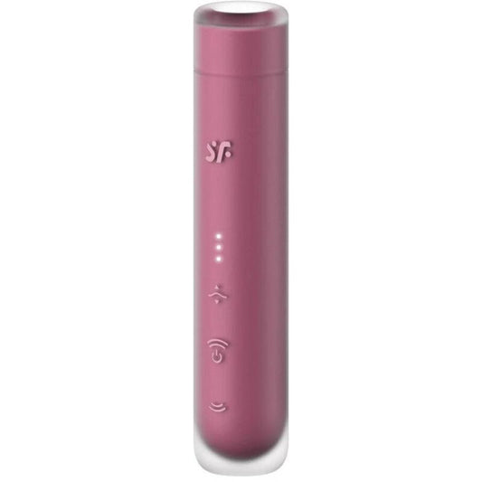 SATISFYER - STIMOLATORE CLITORIDEO FIRST KISS WAVE GARNET - SATISFYER AIR PULSE | Lingerie Harness Boutique