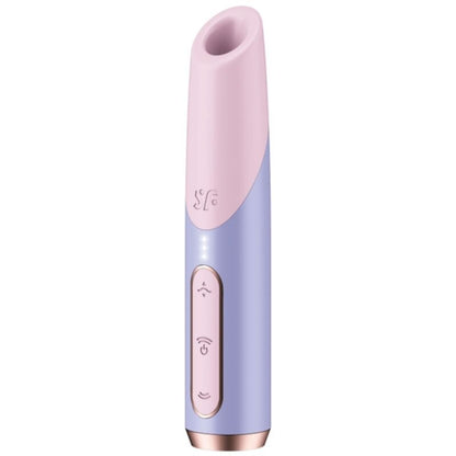 SATISFYER - STIMOLATORE CLITORIDEO BOLD KISS WAVE ROSA / VIOLA - SATISFYER AIR PULSE | Lingerie Harness Boutique