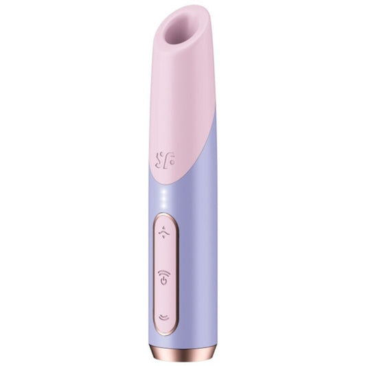 SATISFYER - STIMOLATORE CLITORIDEO BOLD KISS WAVE ROSA / VIOLA - SATISFYER AIR PULSE | Lingerie Harness Boutique