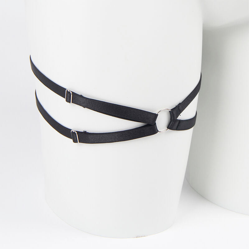 SUBBLIME - 955199 COMPLETO REGGISENO CON FIOCCO NERO REGOLABILE S/M - SUBBLIME SETS | Lingerie Harness Boutique