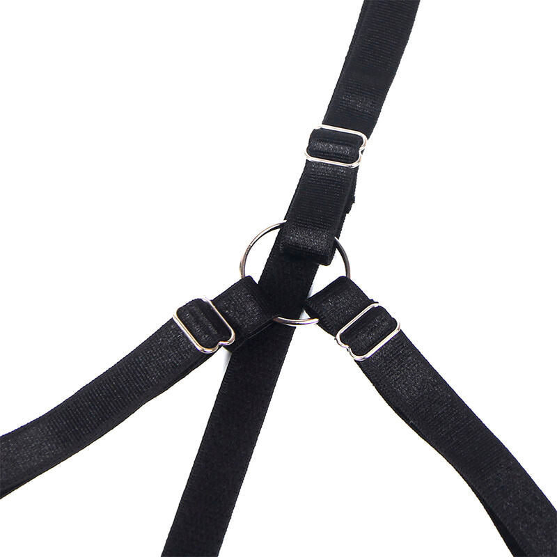 SUBBLIME - 955205 COMPLETO REGGISENO CON FIOCCO NERO REGOLABILE L/XL - SUBBLIME SETS | Lingerie Harness Boutique