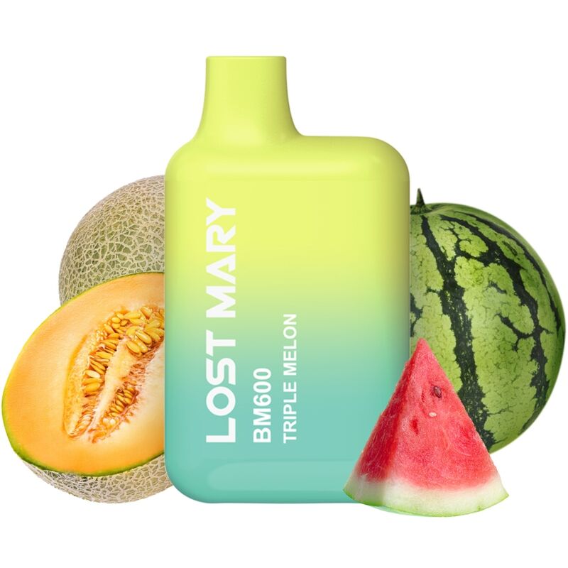 LOST MARY - BM600 NICOTINA VAPER 2% MONOUSO TRIPLO MELONE - LOST MARY | Lingerie Harness Boutique
