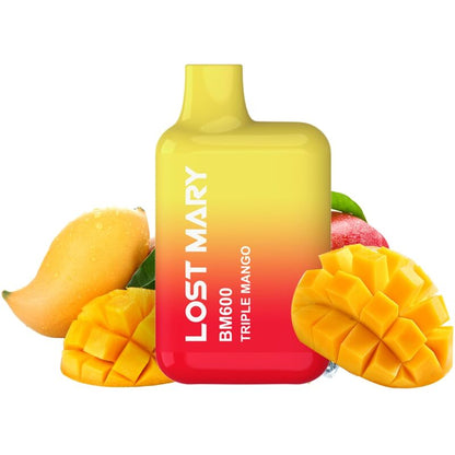 LOST MARY - BM600 NICOTINA VAPER 2% MONOUSO TRIPLE MANGO - LOST MARY | Lingerie Harness Boutique