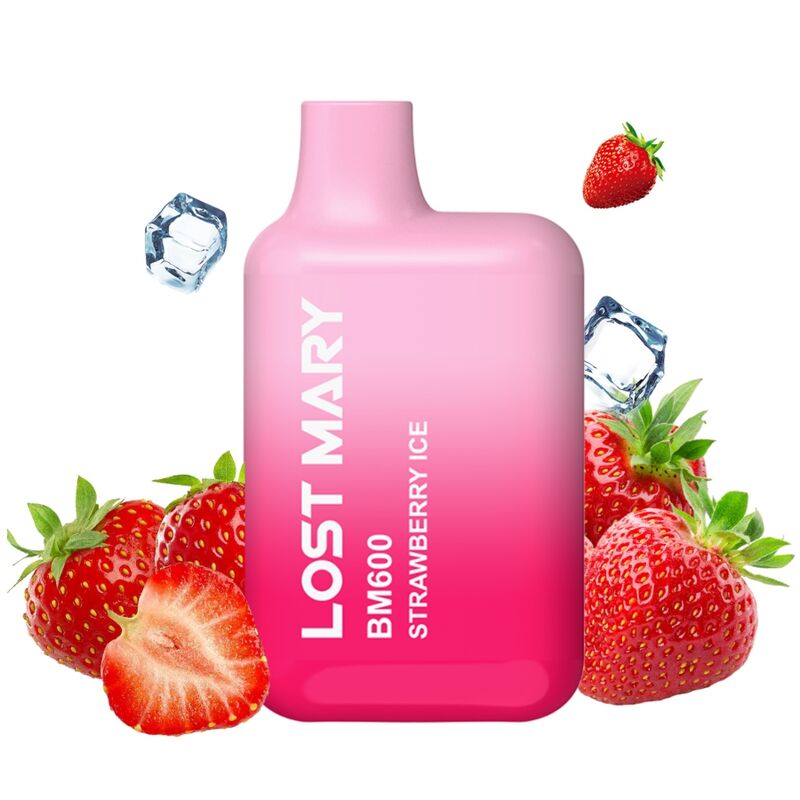 LOST MARY - BM600 NICOTINA VAPER 2% MONOUSO FRAGOLA GHIACCIO - LOST MARY | Lingerie Harness Boutique