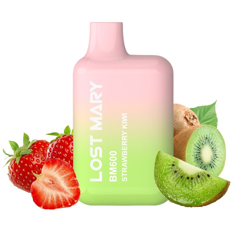 LOST MARY - BM600 NICOTINA VAPER 2% MONOUSO FRAGOLA KIWI - LOST MARY | Lingerie Harness Boutique