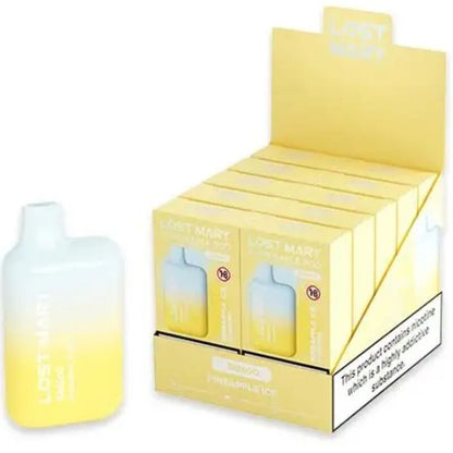 LOST MARY - BM600 NICOTINA VAPER 2% MONOUSO ANANAS GHIACCIO - LOST MARY | Lingerie Harness Boutique