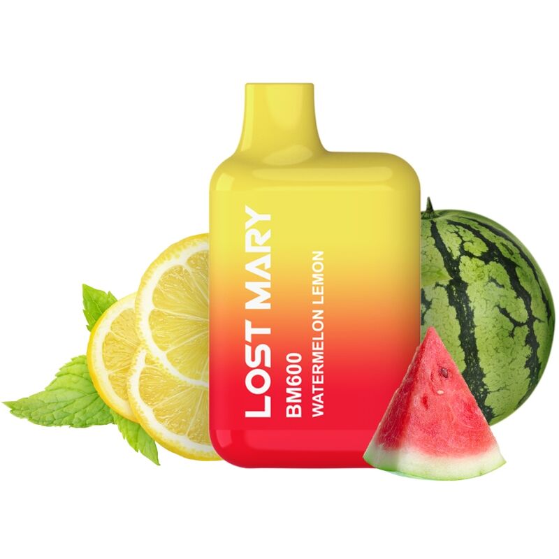 LOST MARY - BM600 NICOTINA VAPER 2% MONOUSO ANGURIA LIMONE - LOST MARY | Lingerie Harness Boutique