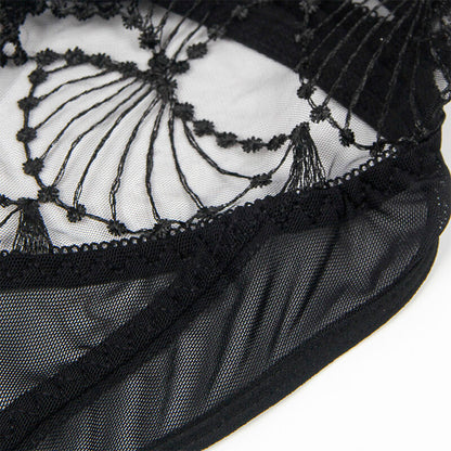 SUBBLIME - 955212 BODY TRASPARENTE CON PIZZO NERO CAVATO S/M - SUBBLIME BODIES | Lingerie Harness Boutique