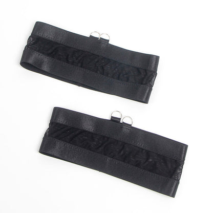 SUBBLIME - 955243 REGGISENO BONDAGE NERO CON GIARRETTIERA L/XL - SUBBLIME SETS | Lingerie Harness Boutique