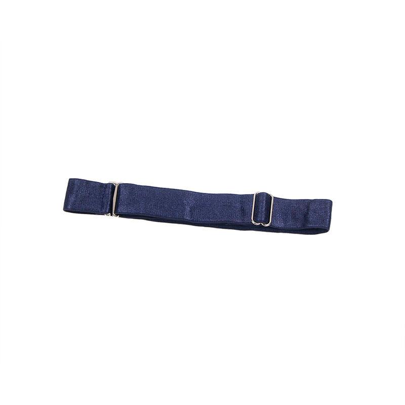 SUBBLIME - 955410 ABITO CON SPALLINE IN PELLE BLU S/M - SUBBLIME DRESSES | Lingerie Harness Boutique
