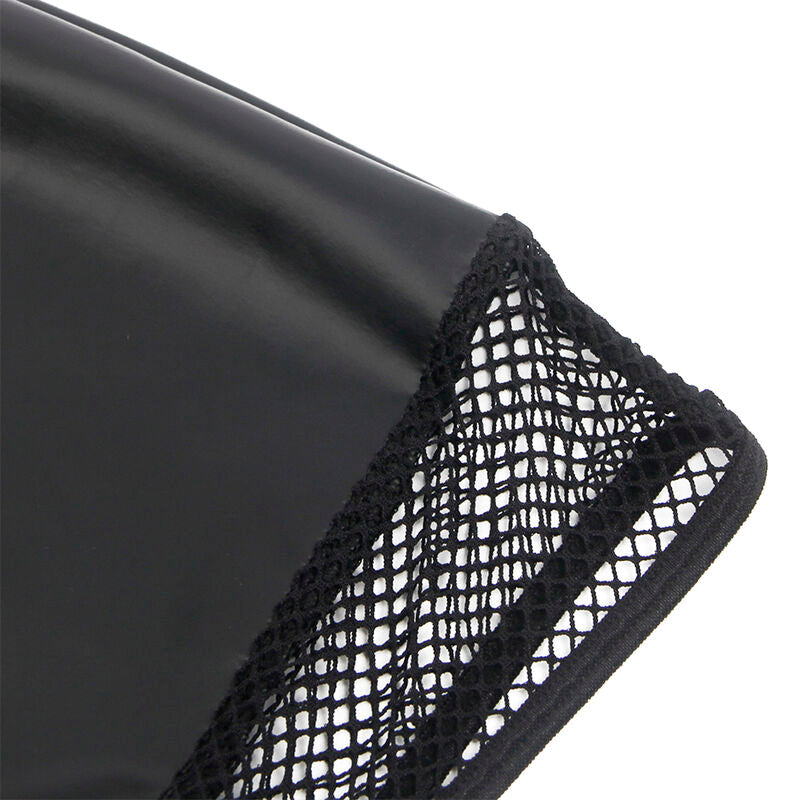 SUBBLIME - 955472 ABITO CON SCOLLO ALTO E TRASPARENZE NERO S/M - SUBBLIME DRESSES | Lingerie Harness Boutique