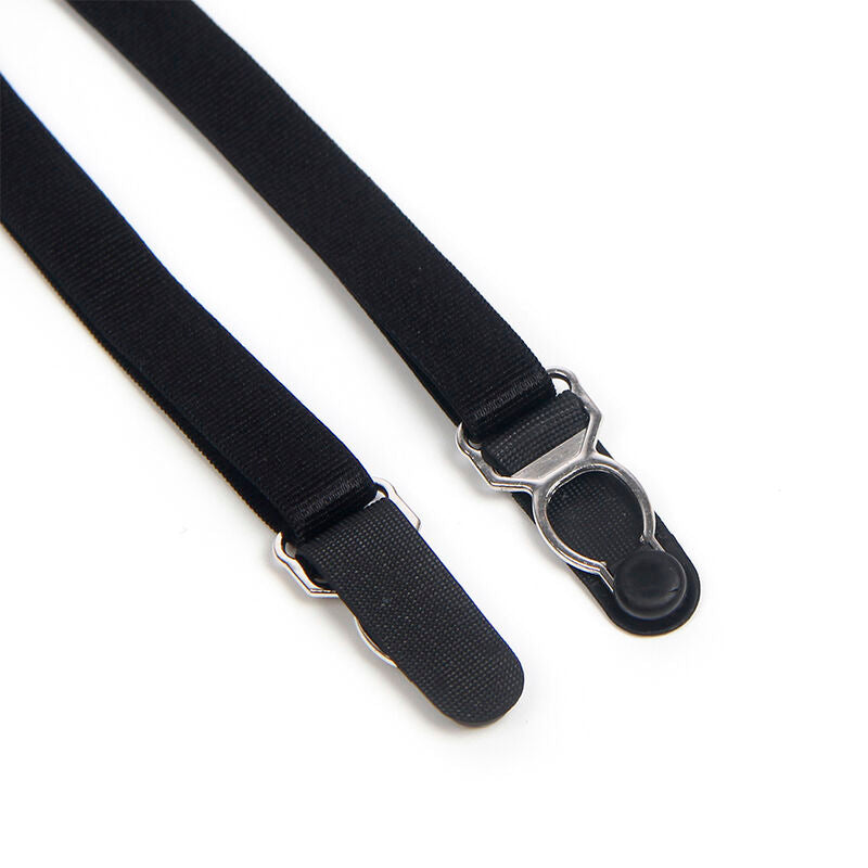 SUBBLIME - 955502 BODY IN PIZZO CON FIOCCHI E GIARRETTIERE NERO L/XL - SUBBLIME BODIES | Lingerie Harness Boutique