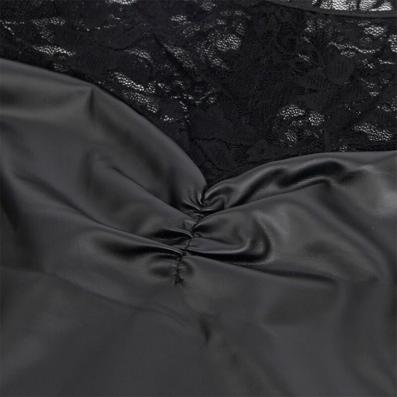 SUBBLIME - 955595 ABITO MANICA LUNGA CON PIZZO NERO S/M - SUBBLIME DRESSES | Lingerie Harness Boutique