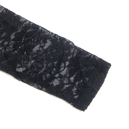 SUBBLIME - 955601 ABITO MANICA LUNGA CON PIZZO NERO L/XL - SUBBLIME DRESSES | Lingerie Harness Boutique