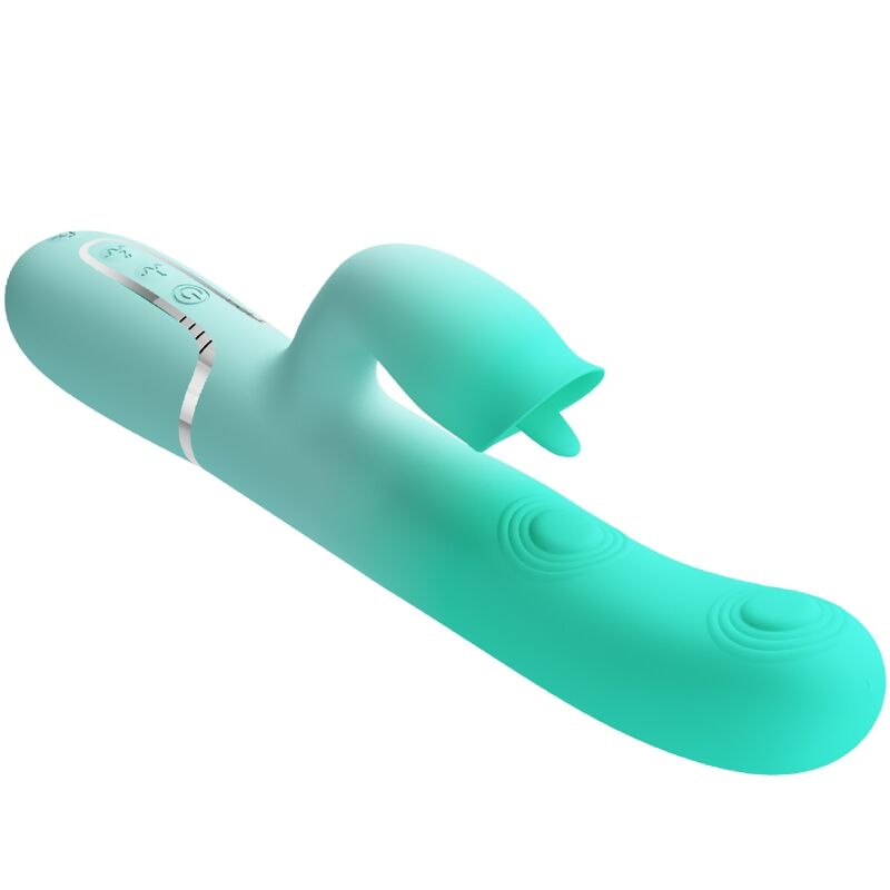 PRETTY LOVE - VIBRATORE MULTIFUNZIONE CONIGLIO GIGI VERDE ACQUA - PRETTY LOVE FLIRTATION | Lingerie Harness Boutique