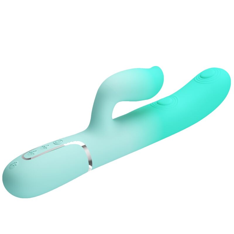 PRETTY LOVE - VIBRATORE MULTIFUNZIONE CONIGLIO GIGI VERDE ACQUA - PRETTY LOVE FLIRTATION | Lingerie Harness Boutique
