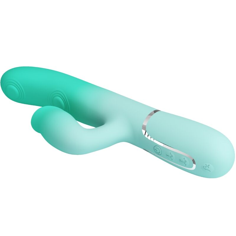 PRETTY LOVE - VIBRATORE MULTIFUNZIONE CONIGLIO GIGI VERDE ACQUA - PRETTY LOVE FLIRTATION | Lingerie Harness Boutique