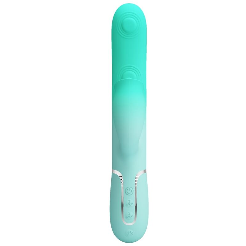 PRETTY LOVE - VIBRATORE MULTIFUNZIONE CONIGLIO GIGI VERDE ACQUA - PRETTY LOVE FLIRTATION | Lingerie Harness Boutique