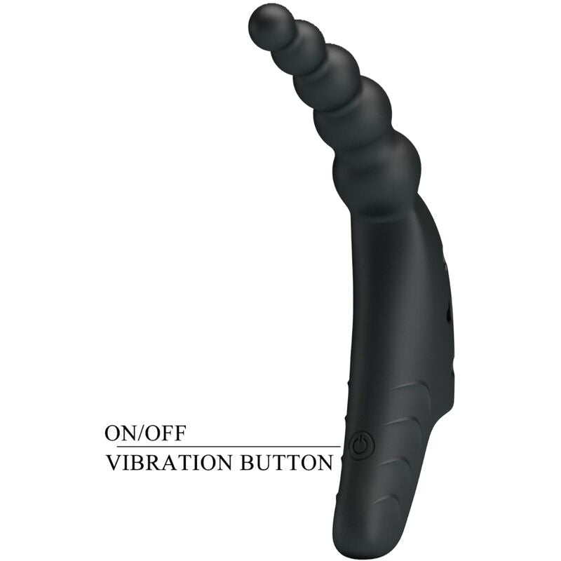 PRETTY LOVE - VIBRATORE DA DITA JORDIN 10 VIBRAZIONI NERO - PRETTY LOVE | Lingerie Harness Boutique