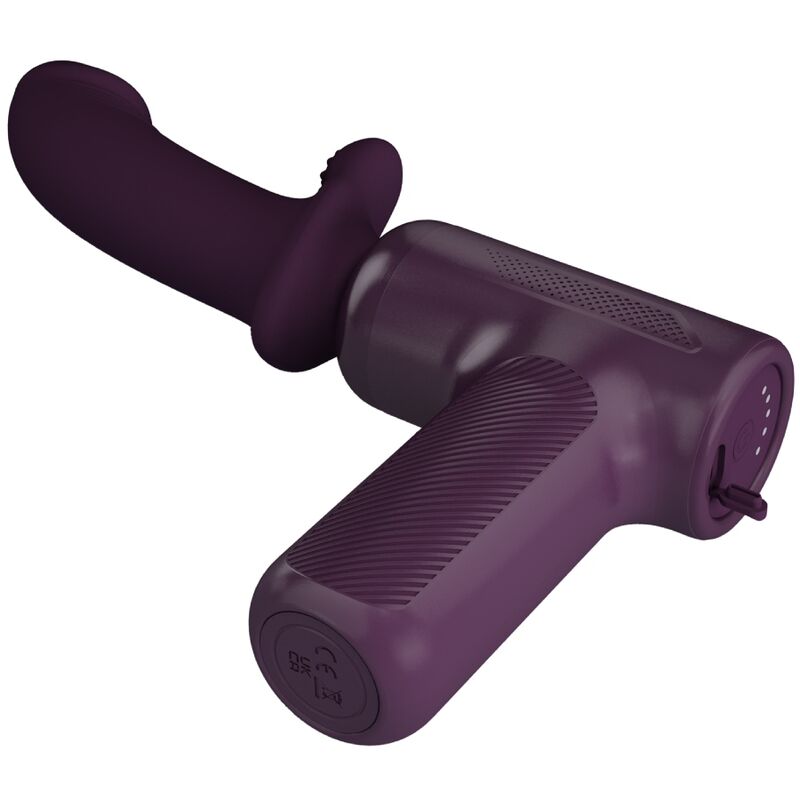 PRETTY LOVE - DJ SCHOLAR MASSAGGIATORE 5 IMPOSTAZIONI VIOLA - PRETTY LOVE C-TYPE | Lingerie Harness Boutique