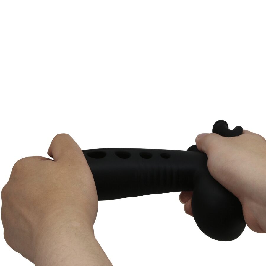 PRETTY LOVE - MANICOTTO PER PENE CRANE CON AIRBAG NERO - PRETTY LOVE | Lingerie Harness Boutique