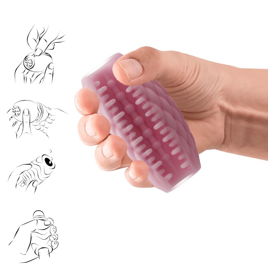 PRETTY LOVE - ATHENA EROS SILICONE MASTURBATORE MASCHILE ROSA - PRETTY LOVE | Lingerie Harness Boutique