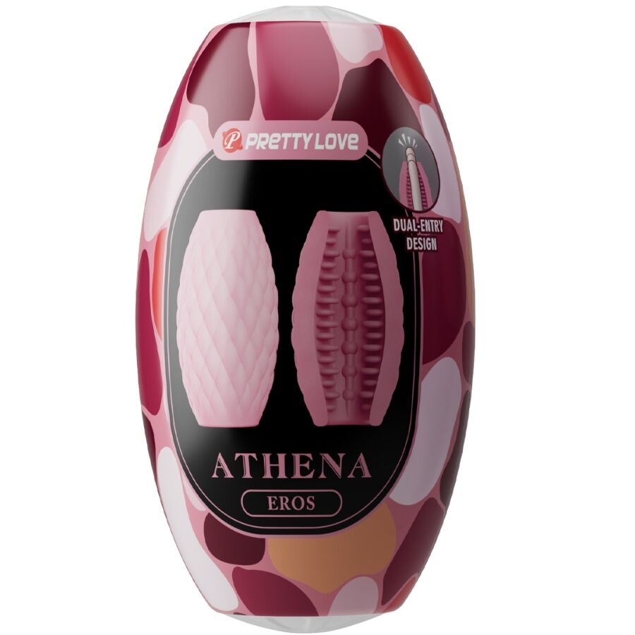 PRETTY LOVE - ATHENA EROS SILICONE MASTURBATORE MASCHILE ROSA - PRETTY LOVE | Lingerie Harness Boutique