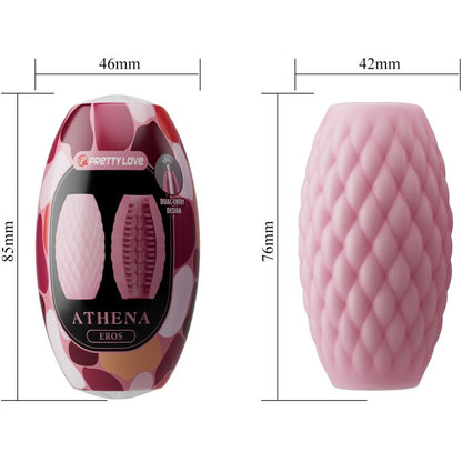 PRETTY LOVE - ATHENA EROS SILICONE MASTURBATORE MASCHILE ROSA - PRETTY LOVE | Lingerie Harness Boutique