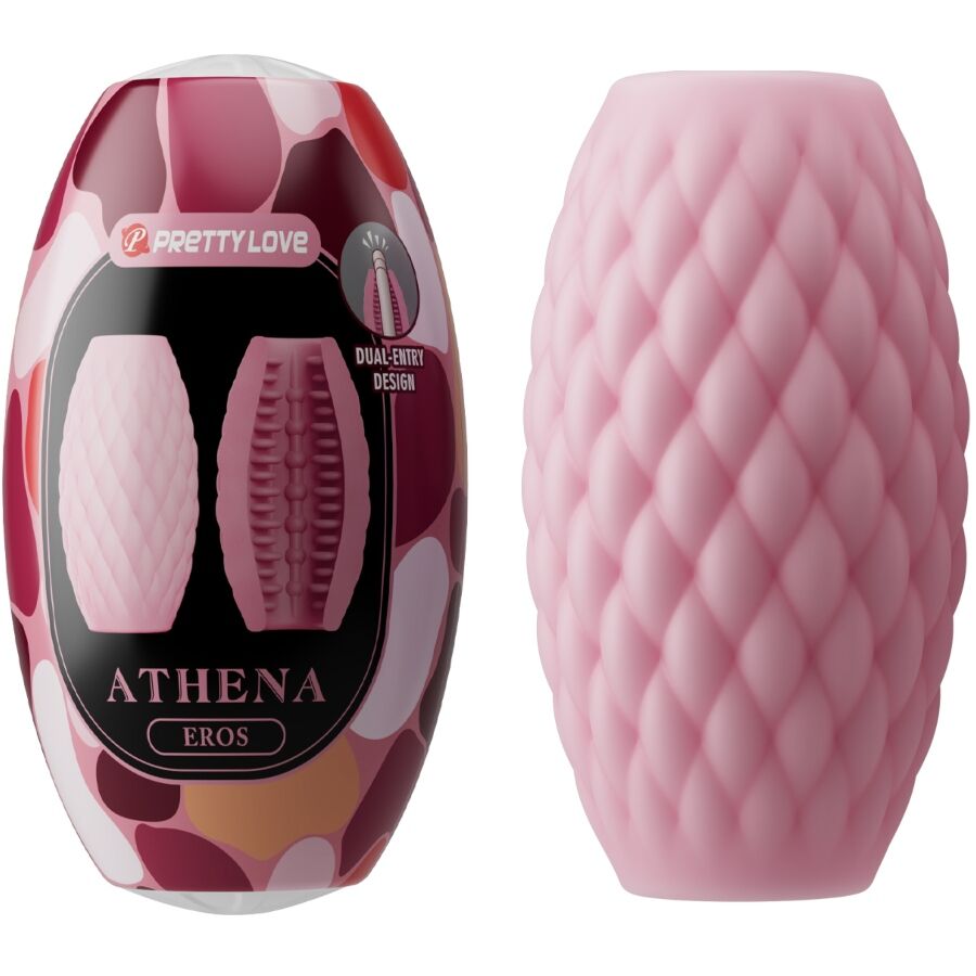 PRETTY LOVE - ATHENA EROS SILICONE MASTURBATORE MASCHILE ROSA - PRETTY LOVE | Lingerie Harness Boutique