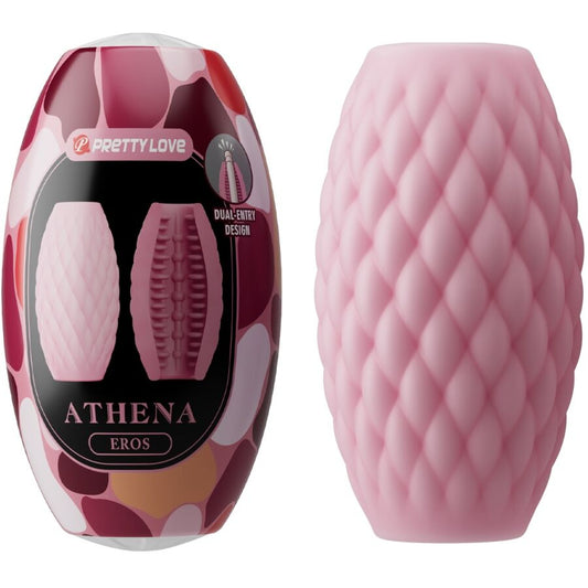 PRETTY LOVE - ATHENA EROS SILICONE MASTURBATORE MASCHILE ROSA - PRETTY LOVE | Lingerie Harness Boutique