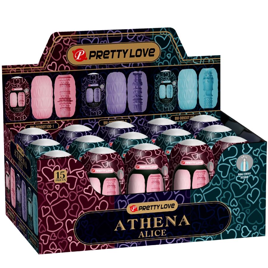 PRETTY LOVE - ATHENA ALICE PACK 15 VARI MASTURBATORI MASCHILI - PRETTY LOVE | Lingerie Harness Boutique