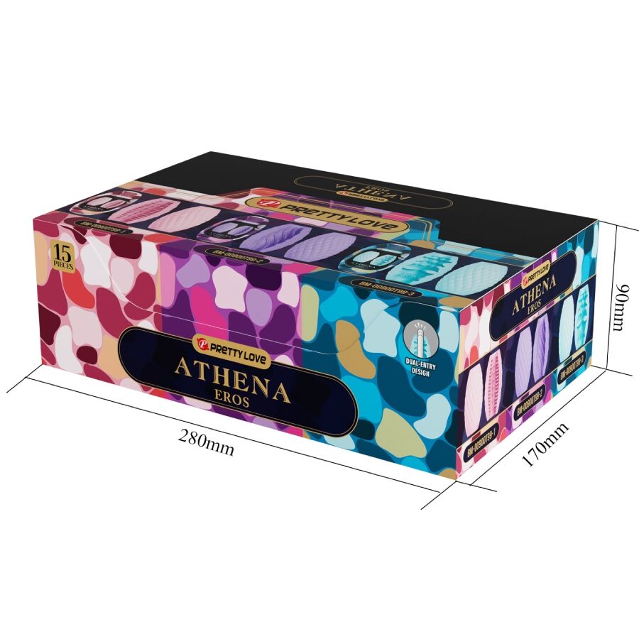 PRETTY LOVE - ATHENA EROS PACK 15 VARI MASTURBATORI MASCHILI - PRETTY LOVE | Lingerie Harness Boutique