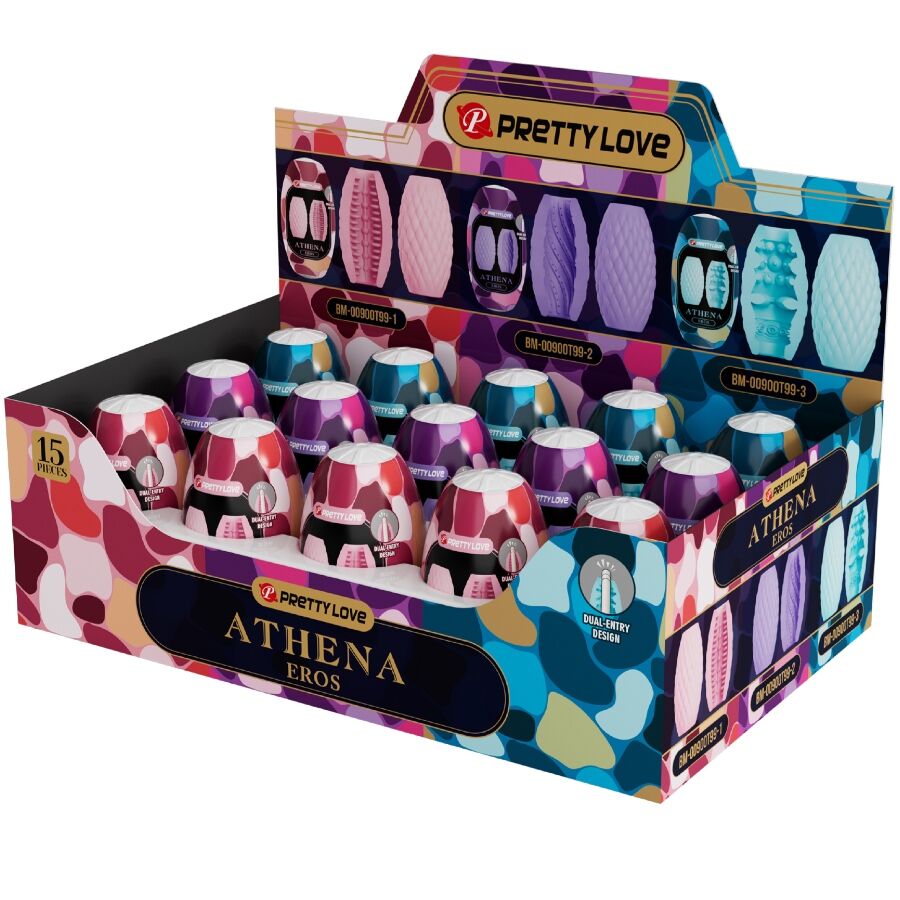PRETTY LOVE - ATHENA EROS PACK 15 VARI MASTURBATORI MASCHILI - PRETTY LOVE | Lingerie Harness Boutique