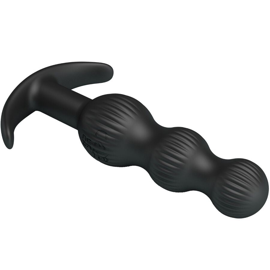 PRETTY LOVE - SIDNEY VIBRATORE ANALE 10 VIBRAZIONI NERO - PRETTY LOVE | Lingerie Harness Boutique