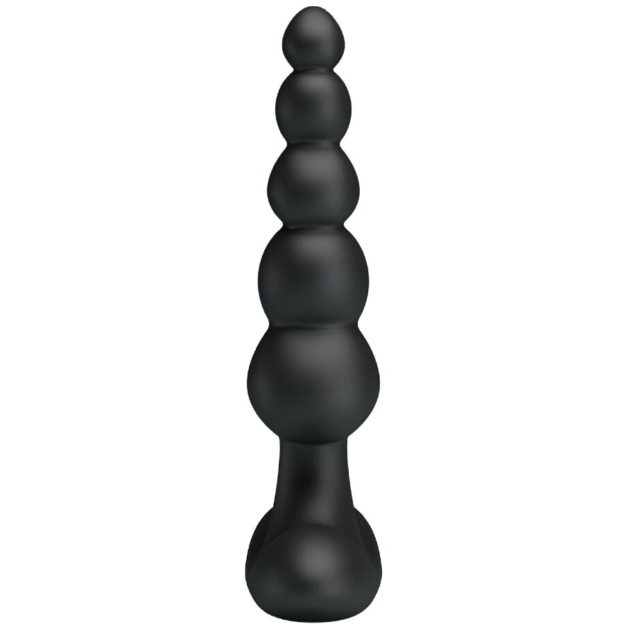 PRETTY LOVE - CORBAN VIBRATORE ANALE 10 VIBRAZIONI NERO - PRETTY LOVE | Lingerie Harness Boutique