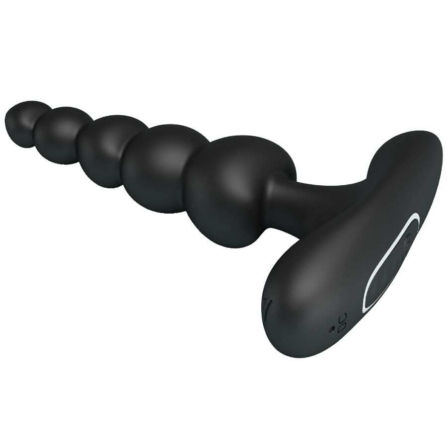 PRETTY LOVE - CORBAN VIBRATORE ANALE 10 VIBRAZIONI NERO - PRETTY LOVE | Lingerie Harness Boutique