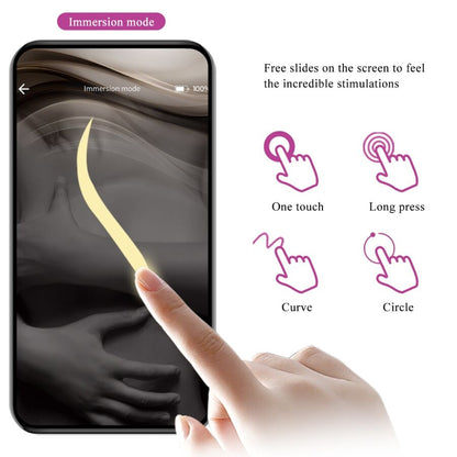 PRETTY LOVE - VIBRATORE CONTROLLATO DA APP LEVIATHAN VIOLA - PRETTY LOVE SMART | Lingerie Harness Boutique